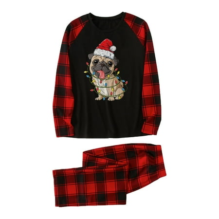 Scyoekwg Christmas Pajamas for Family Holiday Family Long Sleeve and Long Pants Round Neck Christmas Pattern Print Comfy Loose Dad Mom Kids Baby Xmas Sleepwear Clothes Black S
Scyoekwg Christmas Pajamas for Family Holiday Family Long Sleeve and Long Pants Round Neck Christmas Pattern Print Comfy Loose Dad Mom Kids Baby Xmas Sleepwear Clothes Black S