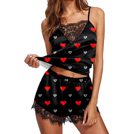 Lumento Women Spaghetti Strap Floral Sleepwear Outfits Sleeveles Pajamas 2Pcs Set Summer Print Sexy Cami Shorts Set Nightwear
Lumento Women Spaghetti Strap Floral Sleepwear Outfits Sleeveles Pajamas 2Pcs Set Summer Print Sexy Cami Shorts Set Nightwear