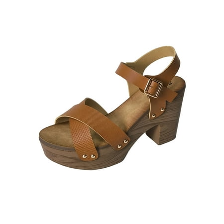 Ritualay Women Heeled Sandals Open Toe Casual Shoes Platform Dress Sandal Fashion Lightweight Chunky Heels Work Wedding Wide Width Summer Shoe Brown 6
Ritualay Women Heeled Sandals Open Toe Casual Shoes Platform Dress Sandal Fashion Lightweight Chunky Heels Work Wedding Wide Width Summer Shoe Brown 6
