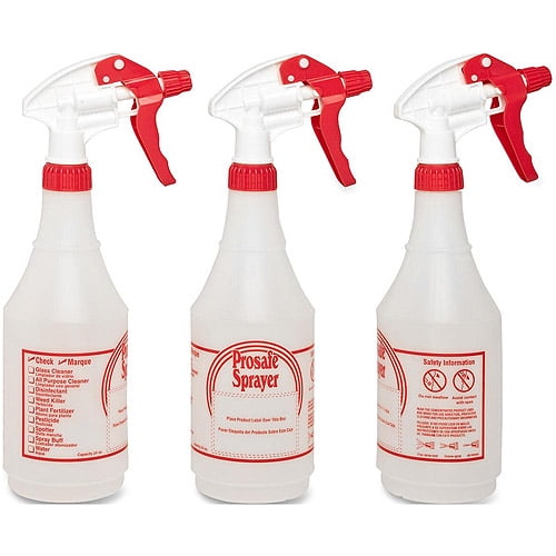 Continental Prosafe Sprayer Spray Bottles, 24 fl oz, 3 count