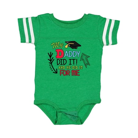 Inktastic My Daddy Did It and He Did It for Me with Graduation Cap Gift Baby Boy Bodysuit
Inktastic My Daddy Did It and He Did It for Me with Graduation Cap Gift Baby Boy Bodysuit