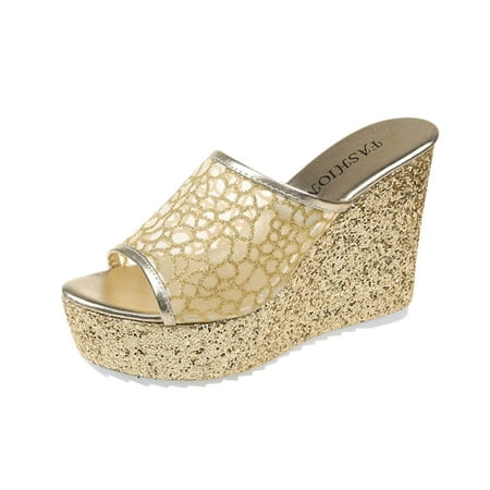 Summer Saving Clearance! Kukoosong Womens Wedge Sandals Womens Flat Shoes Beach Sandals Summer Non-Slip Causal Slippers Sandals Women Gold 41
Summer Saving Clearance! Kukoosong Womens Wedge Sandals Womens Flat Shoes Beach Sandals Summer Non-Slip Causal Slippers Sandals Women Gold 41