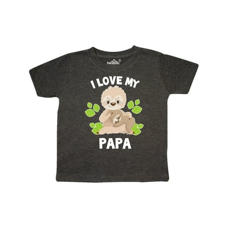 Inktastic Cute Sloth I Love My Papa with Green Leaves Gift Toddler Boy or Toddler Girl T-Shirt
Inktastic Cute Sloth I Love My Papa with Green Leaves Gift Toddler Boy or Toddler Girl T-Shirt