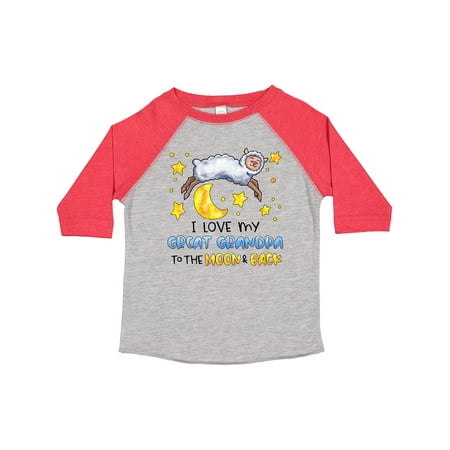 Inktastic I Love My Great Grandpa to the Moon and Back Cute Sheep Gift Toddler Boy or Toddler Girl T-Shirt
Inktastic I Love My Great Grandpa to the Moon and Back Cute Sheep Gift Toddler Boy or Toddler Girl T-Shirt