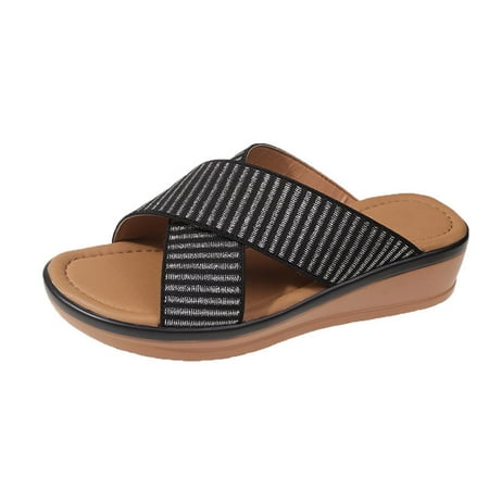 Stamzod Summer Sandals for Women 2023 Round Toe Thick Heeled Shoes Ladies Beach Sandals Non-Slip Causal Slippers Clearance
Stamzod Summer Sandals for Women 2023 Round Toe Thick Heeled Shoes Ladies Beach Sandals Non-Slip Causal Slippers Clearance