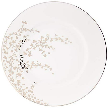 KATE SPADE Gardner Street Platinum Dinner Plate 1.50 LB Metallic