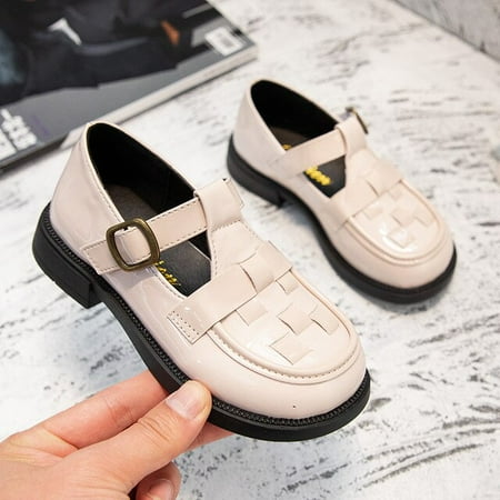 DancePeanut Kids Girls Spring Autumn Elegant Weave T-Strap Leather Shoes For Children Girls Flat Casual Shoes Size 26-36
DancePeanut Kids Girls Spring Autumn Elegant Weave T-Strap Leather Shoes For Children Girls Flat Casual Shoes Size 26-36