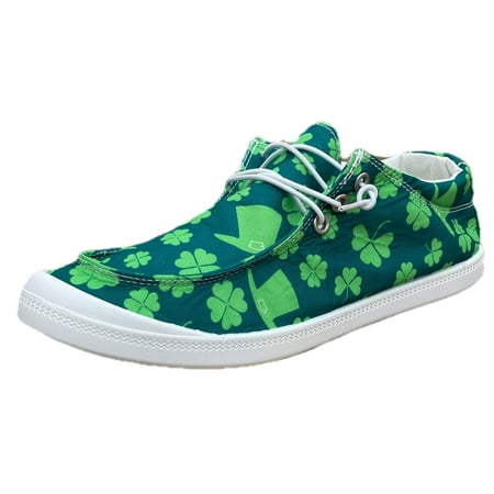 Cathalem Women Shoes Rabbit Flower Casual Shoes Flat Shoes Fashionable Soft Soles Flat Comfortable Casual Shoes Green 39