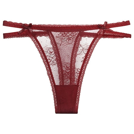 Mackneog Womens Lace Panties Female Thong Thin Strap Pants Low Waist Panties Women s Panties Red L Gift on Clearance
Mackneog Womens Lace Panties Female Thong Thin Strap Pants Low Waist Panties Women s Panties Red L Gift on Clearance