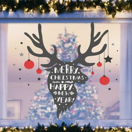 TANGNADE Merry Christmas Party Antlers Round Ball Pendant Stars Letters Pattern Home Layout Wall Glass Stickers
TANGNADE Merry Christmas Party Antlers Round Ball Pendant Stars Letters Pattern Home Layout Wall Glass Stickers