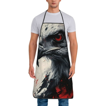 Zeuib Red Black Ink Style Bald Eagle Print Unisex Waterproof Aprons Cooking Aprons for Kitchen Gardening and Salon Water & Oil Resistant
Zeuib Red Black Ink Style Bald Eagle Print Unisex Waterproof Aprons Cooking Aprons for Kitchen Gardening and Salon Water & Oil Resistant