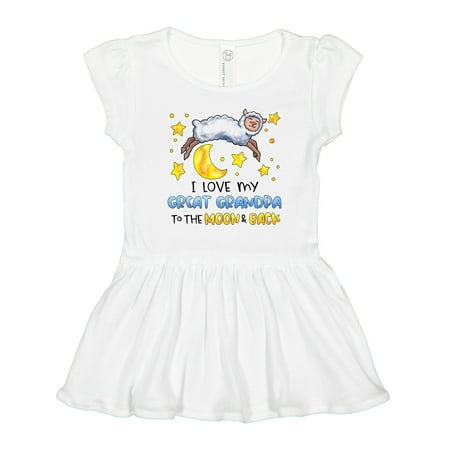 Inktastic I Love My Great Grandpa to the Moon and Back Cute Sheep Gift Toddler Girl Dress
Inktastic I Love My Great Grandpa to the Moon and Back Cute Sheep Gift Toddler Girl Dress