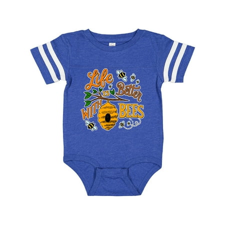 Inktastic Life is Better with Bees with Beehive Illustration Gift Baby Boy or Baby Girl Bodysuit
Inktastic Life is Better with Bees with Beehive Illustration Gift Baby Boy or Baby Girl Bodysuit