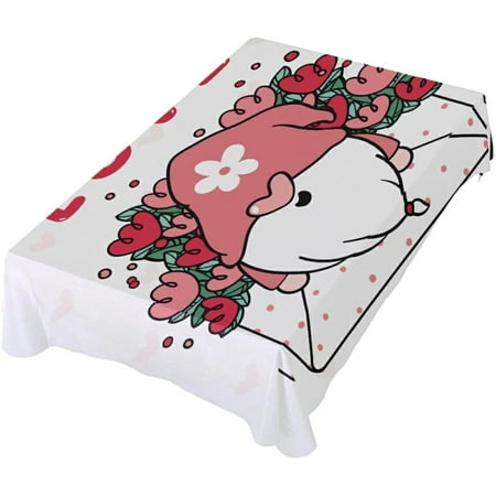 Hyjoy 54x72inch Valentine s Day Cute Gnome Rectangle Tablecloth Valentine s Day Mother s Day Kitchen Decoration Dinner Rectangular Table Cover for Party Holiday Hotel BBQ-Machine Washable
Hyjoy 54x72inch Valentine s Day Cute Gnome Rectangle Tablecloth Valentine s Day Mother s Day Kitchen Decoration Dinner Rectangular Table Cover for Party Holiday Hotel BBQ-Machine Washable