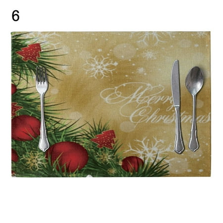 Chicmine Christmas Bell Snowman Dining Table Linen Insulation Mat Placemat Kitchen Decor
Chicmine Christmas Bell Snowman Dining Table Linen Insulation Mat Placemat Kitchen Decor