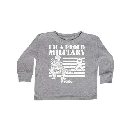 Inktastic Proud Military Niece Red Friday Gift Toddler Toddler Girl Long Sleeve T-Shirt
Inktastic Proud Military Niece Red Friday Gift Toddler Toddler Girl Long Sleeve T-Shirt