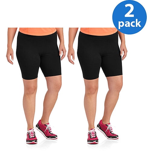 danskin bike shorts plus size