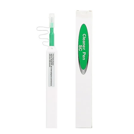 ibaste Fiber Optic Cleaner One Click Fiber Optic Cleaning Tool 2.5mm Cleaning Pen for SC/ST Connectors Ferrules Push Type
ibaste Fiber Optic Cleaner One Click Fiber Optic Cleaning Tool 2.5mm Cleaning Pen for SC/ST Connectors Ferrules Push Type