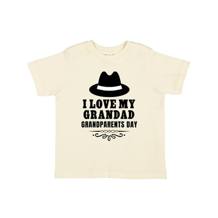 Inktastic Grandparents Day I Love My Grandad Gift Toddler Boy or Toddler Girl T-Shirt