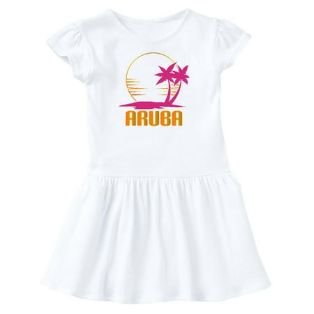 Inktastic Aruba Apparel for Cruise Gift Toddler Girl Dress
