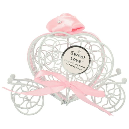 FRCOLOR Carriage Candy Box Candy Holder Candy Cart Decorative Hollow Heart Shaped Candy Box
FRCOLOR Carriage Candy Box Candy Holder Candy Cart Decorative Hollow Heart Shaped Candy Box