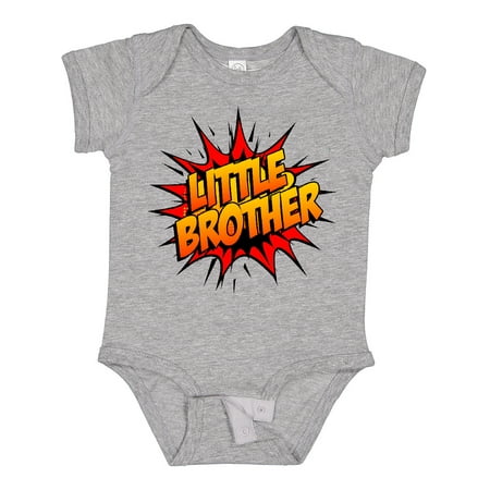 Inktastic Little Brother Comic Book Gift Baby Boy Bodysuit