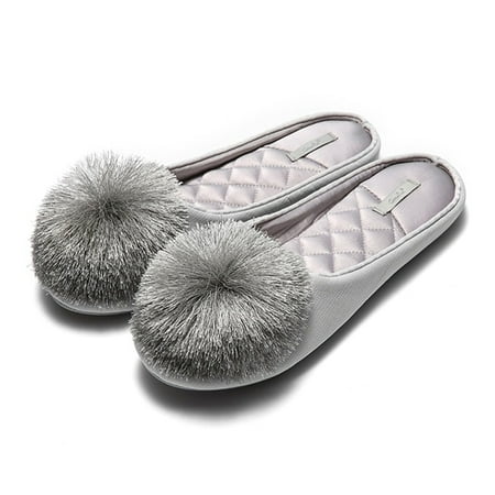 CoCopeaunt Elegant Women House Slippers Tassel-ball Pom-Pom Home Bedroom Flat Shoes Non-slip Solid Indoor Ladies Slides Mules
CoCopeaunt Elegant Women House Slippers Tassel-ball Pom-Pom Home Bedroom Flat Shoes Non-slip Solid Indoor Ladies Slides Mules
