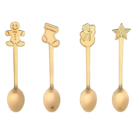 Christmas Soup Spoon|Stainless Steel Coffee Spoons Christmas Stirring Spoon|Set of 4 Colorful/Gold Christmas Tableware Demitasse Espresso Spoons Iced Tea Table Spoon Set
Christmas Soup Spoon|Stainless Steel Coffee Spoons Christmas Stirring Spoon|Set of 4 Colorful/Gold Christmas Tableware Demitasse Espresso Spoons Iced Tea Table Spoon Set