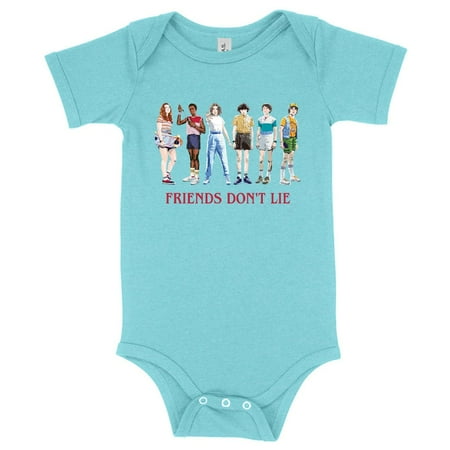 Baby Friends Don’t Lie Onesie - Stranger Things Onesie