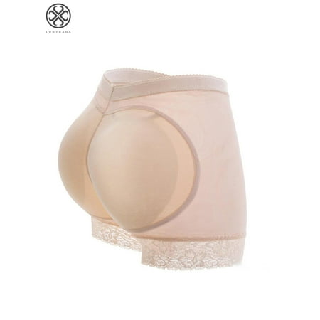 Luxtrada Sexy Padded Butt Lifter Panty Body Shaper Fake Hip Enhancer Underwear Briefs (Skin XL)