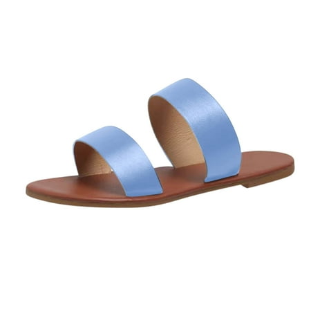 Kukoosong Sandals Women Beach Sandals Summer Non-Slip Causal Slippers Flat Sandals for Women Blue 41
Kukoosong Sandals Women Beach Sandals Summer Non-Slip Causal Slippers Flat Sandals for Women Blue 41
