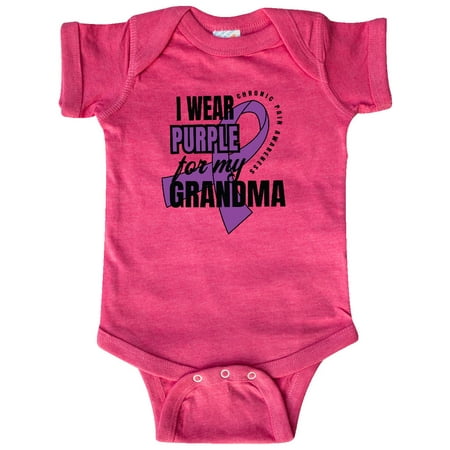 Inktastic Chronic Pain I Wear Purple For My Grandma Gift Baby Boy or Baby Girl Bodysuit
Inktastic Chronic Pain I Wear Purple For My Grandma Gift Baby Boy or Baby Girl Bodysuit