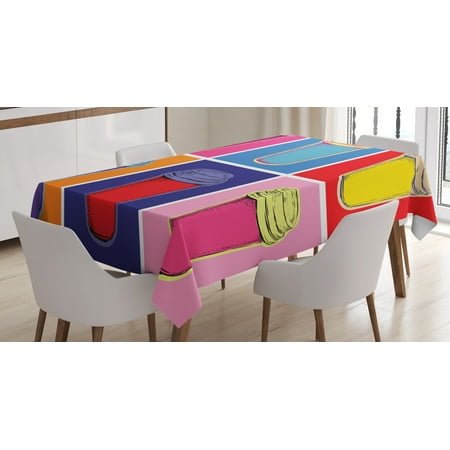 Ambesonne Coffee Tablecloth Rectangular Table Cover Modern Pop Art Cups 60 x90 Multicolor
Ambesonne Coffee Tablecloth Rectangular Table Cover Modern Pop Art Cups 60 x90 Multicolor