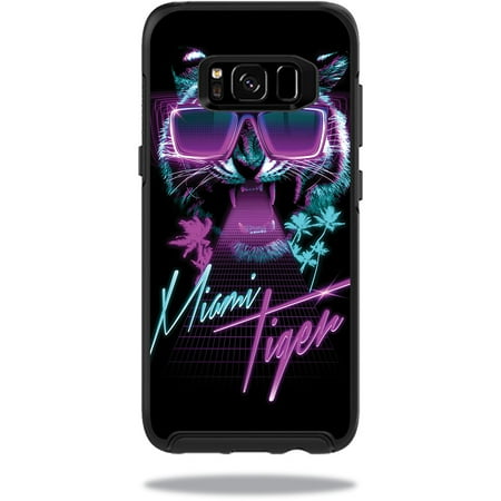 Skin Decal Wrap for OtterBox Symmetry Samsung Galaxy S8 Case miami tiger