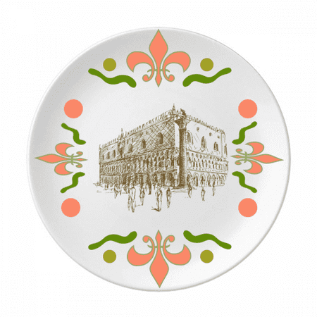 Architecture Landmark Sketch Landscape Flower Ceramics Plate Tableware Dinner Dish
Architecture Landmark Sketch Landscape Flower Ceramics Plate Tableware Dinner Dish