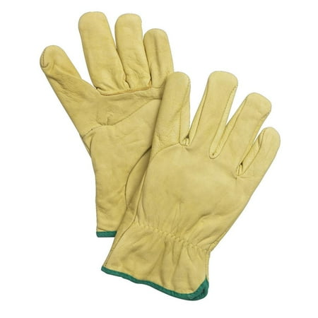 Hoggs of Fife Leather Drivers Gloves Yellow X-Large Yellow