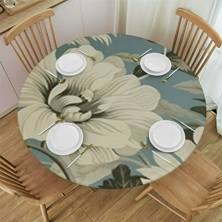 BANET Chinoiserie Flower Floral Round Tablecloth Blue and Ivory White Cloth Table Cover Outdoor Washable Polyester Table Decor for Picnic Banquet Party Kitchen 31 -35
BANET Chinoiserie Flower Floral Round Tablecloth Blue and Ivory White Cloth Table Cover Outdoor Washable Polyester Table Decor for Picnic Banquet Party Kitchen 31 -35
