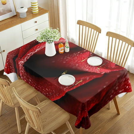 Red Roses Rectangular Tablecloth Lovers Home r Dining Room Wedding Banquet Party Living rations
Red Roses Rectangular Tablecloth Lovers Home r Dining Room Wedding Banquet Party Living rations