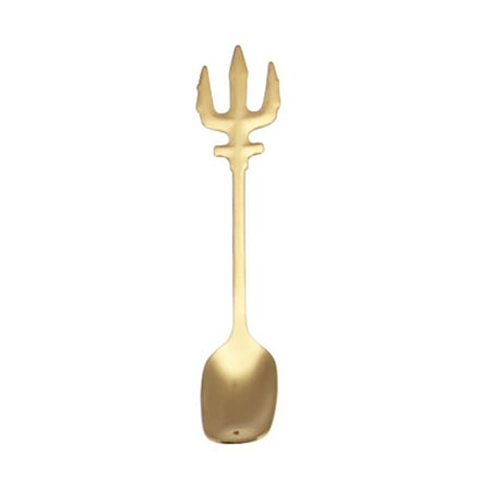 BONYOUN Creative Trident Design Stainless Steel Milk Coffee Ice Cream Spoon Flatware Spoon
BONYOUN Creative Trident Design Stainless Steel Milk Coffee Ice Cream Spoon Flatware Spoon