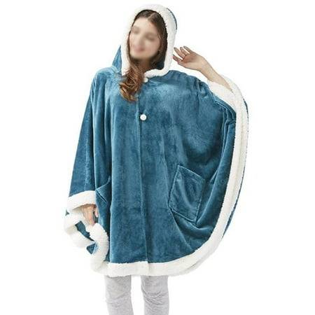 Beiwei Women Nightgowns Hooded Neck Cloak Color Block Robe With Pockets Pajamas House Wear Bathrobe Fuzzy Fleece Plush Robes Green
Beiwei Women Nightgowns Hooded Neck Cloak Color Block Robe With Pockets Pajamas House Wear Bathrobe Fuzzy Fleece Plush Robes Green