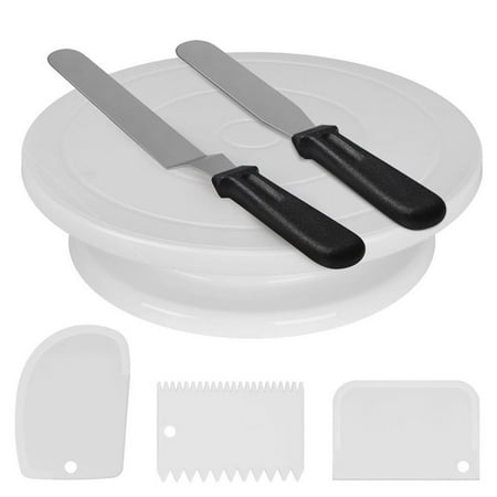 Kironypik 6 Pcs Cake Decorating Tools Turntable Cake Scrapers Cake Spatulas Set for Kitchen Baking
Kironypik 6 Pcs Cake Decorating Tools Turntable Cake Scrapers Cake Spatulas Set for Kitchen Baking