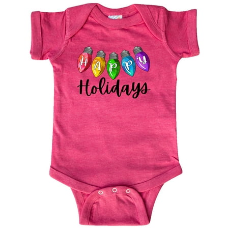 Inktastic Happy Holidays Rainbow Christmas Lights Gift Baby Boy or Baby Girl Bodysuit
Inktastic Happy Holidays Rainbow Christmas Lights Gift Baby Boy or Baby Girl Bodysuit