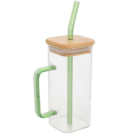 Clear Glass Cup Covered Beverage Cup Milk Drinking Cup Glass Water Cup with Straw
Clear Glass Cup Covered Beverage Cup Milk Drinking Cup Glass Water Cup with Straw