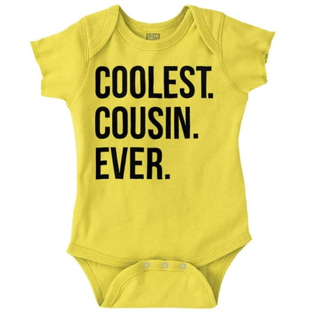 Best Cousin Ever Cute Relative Family Romper Boys or Girls Infant Baby Brisco Brands 18M
Best Cousin Ever Cute Relative Family Romper Boys or Girls Infant Baby Brisco Brands 18M