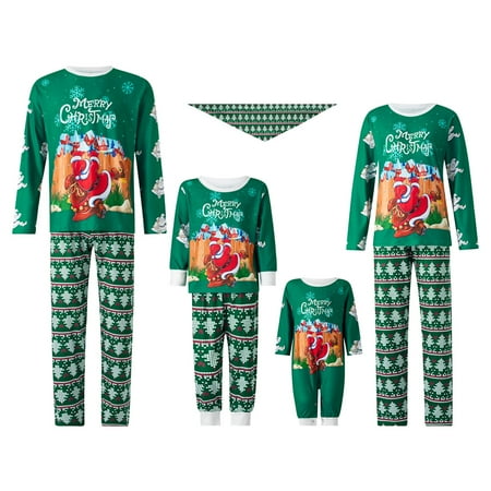 Inevnen Matching Family Pajamas Sets Christmas PJ s Sleepwear Santa Printed Top with Tree Bottom
Inevnen Matching Family Pajamas Sets Christmas PJ s Sleepwear Santa Printed Top with Tree Bottom