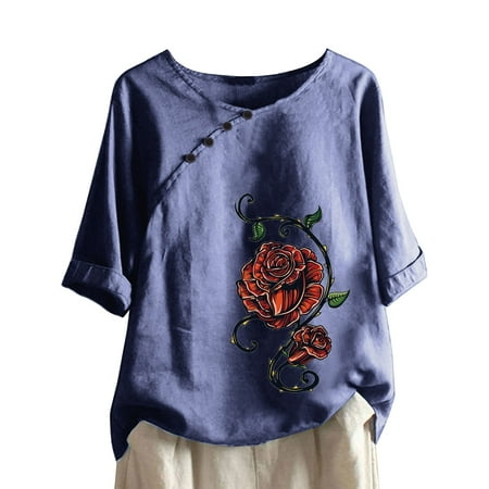 kakina CMSX Valentiens Shirts for Women Clearance Print Short Sleeve Loose Button Crewneck Shirt Solid Blouse Tops Print Casual T-Shirt Blouse Navy XL
kakina CMSX Valentiens Shirts for Women Clearance Print Short Sleeve Loose Button Crewneck Shirt Solid Blouse Tops Print Casual T-Shirt Blouse Navy XL