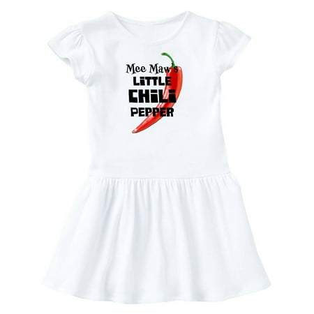 Inktastic Mee Maw s Little Chili Pepper Gift Toddler Girl Dress