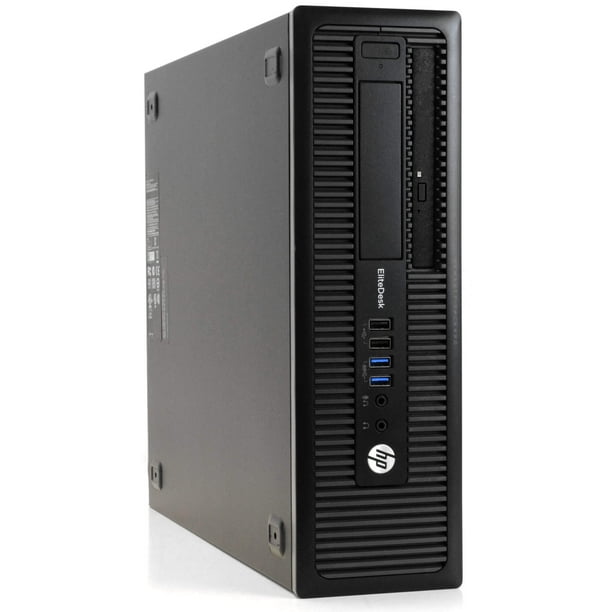 HP EliteDesk 800G1 3.2GHz Intel Quad Core I5, 500GB HDD + 16GB Jump Drive, 8GB RAM DDR3, Windows 10 Home Desktop Computer, Wireless Keyboard and Mouse, WIFI v
