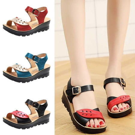 Cethrio Womens Summer Comfort Flats Sandals- on Clearance Hollow Round Toe Comfy Soles Slip on Comfy Soles Wide Width Blue Dressy Sandals/ Slides Size 5.5
Cethrio Womens Summer Comfort Flats Sandals- on Clearance Hollow Round Toe Comfy Soles Slip on Comfy Soles Wide Width Blue Dressy Sandals/ Slides Size 5.5