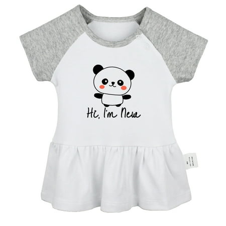 Hi I m New Funny Dresses For Baby Newborn Babies Skirts Infant Princess Dress 0-24M Kids Graphic Clothes (Gray Raglan Dresses 0-6 Months)
Hi I m New Funny Dresses For Baby Newborn Babies Skirts Infant Princess Dress 0-24M Kids Graphic Clothes (Gray Raglan Dresses 0-6 Months)